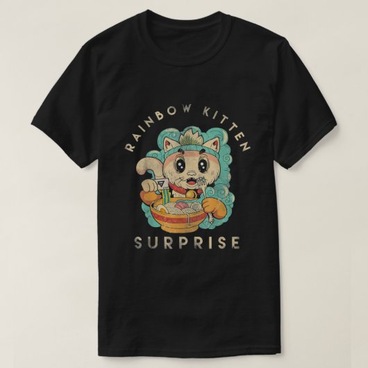 Rainbow Kitten Surprise T-shirt (Design voorkant)