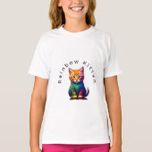 Rainbow Kitten T-shirt (Voorkant)