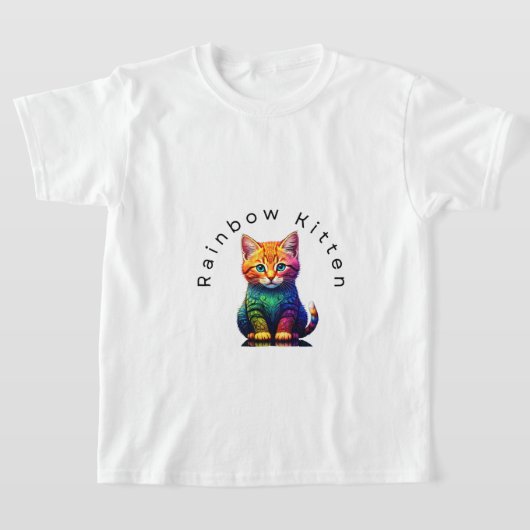 Rainbow Kitten T-shirt (Laagn)