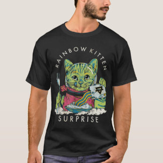  Rainbow Kitten verrassing T-shirt