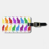 Rainbow Kittens Classy Designer Bagagelabel (Voorkant horizontaal)