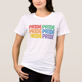 RAINBOW KLEURDE GAY PRIDE GEZEGDE Tri-Blend SHIRT