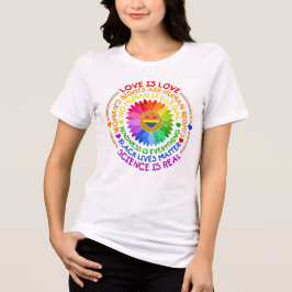 RAINBOW KLEURDE GAY PRIDE GEZEGDE Tri-Blend SHIRT