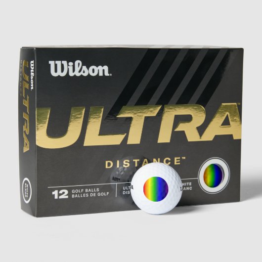 Rainbow Kleuren 12 Pack Golfballen (Verpakking)