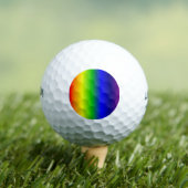 Rainbow Kleuren 12 Pack Golfballen (Insitu Shirt)