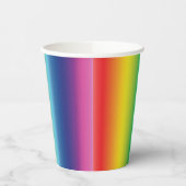 Rainbow kleuren gay pride lgbtq patroon papieren bekers (Links)