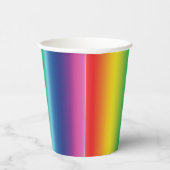 Rainbow kleuren gay pride lgbtq patroon papieren bekers (Rechts)