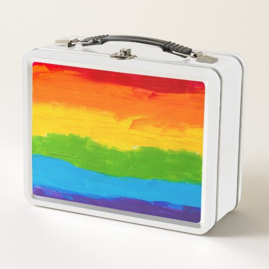 Rainbow Kleuren Homo Lesbische LGBT (Voorkant)