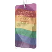 Rainbow kleuren uw foto luchtverfrisser (Links)