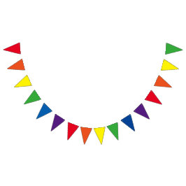 RAINBOW-kleuren + uw ideeën Vlaggetjes