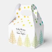 Rainbow-kleuren verkennen homoseksuele bruiloft bedankdoosjes (Voorkant Zijde)