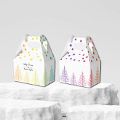 Rainbow-kleuren verkennen homoseksuele bruiloft bedankdoosjes