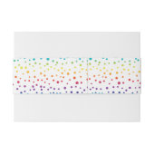 Rainbow-kleuren verkennen homoseksuele bruiloft uitnodigingen wikkel (Achterkant Voorbeeld)