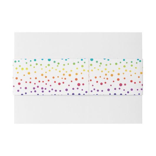 Rainbow-kleuren verkennen homoseksuele bruiloft uitnodigingen wikkel (Achterkant Voorbeeld)