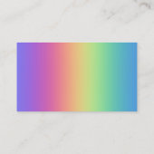 Rainbow Kleuren Verloop Visitekaartjes (Achterkant)