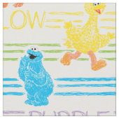 Rainbow-kleurenscherm Sesame-lettertypen Stof (Close Up)