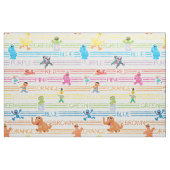 Rainbow-kleurenscherm Sesame-lettertypen Stof (Fat Quarter)