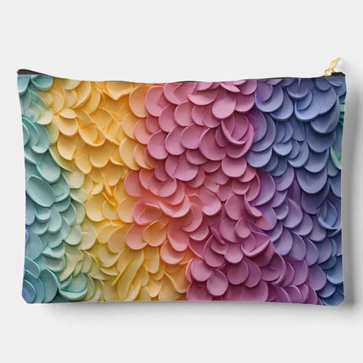 RAINBOW KLEURRIJKE 3D LOOK BLOEMEN ETUI (Achterkant)