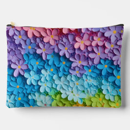 RAINBOW KLEURRIJKE 3D LOOK BLOEMEN ETUI