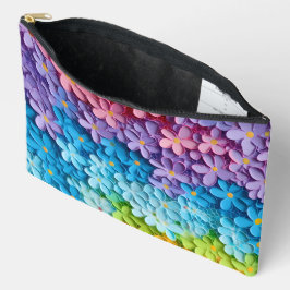 RAINBOW KLEURRIJKE 3D LOOK BLOEMEN ETUI