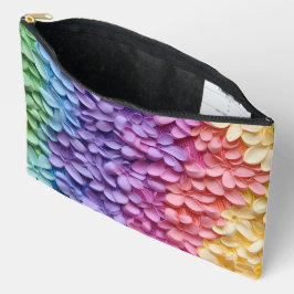 RAINBOW KLEURRIJKE 3D LOOK BLOEMEN ETUI
