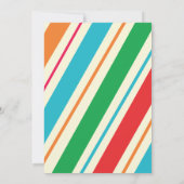 Rainbow Kleurrijke Bubble Dome Kids Verjaardagsfee Kaart (Achterkant)