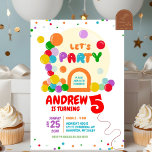 Rainbow Kleurrijke Bubble Dome Kids Verjaardagsfee Kaart<br><div class="desc">Ballon Kids verjaardagsfeestje, </div>