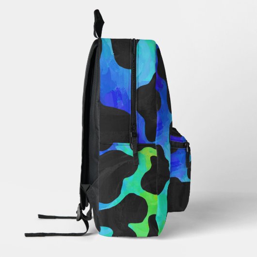 Rainbow-Koe, monogram Bedrukte Rugzak (Links)