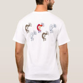 Rainbow Kokopelli T-shirt (Achterkant)