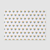 Rainbow krabble hartweefsel papier (Voorkant)