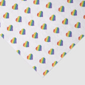 Rainbow krabble hartweefsel papier (Detail)