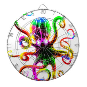 Rainbow Kraken Glow Dartbord