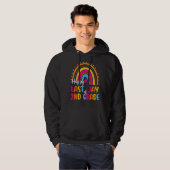 Rainbow Laatste dag van 2e klas leraar Afstudeerde Hoodie (Voorkant volledig)