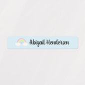 Rainbow-labels voor pastelWaterverf Labels (Design 2)