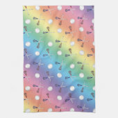 Rainbow lacrosse patroon theedoek (Verticaal)