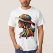 Rainbow Lady T-Shirt Design (Voorkant)