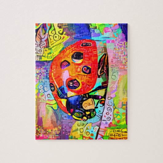 Rainbow Ladybug Legpuzzel (Verticaal)