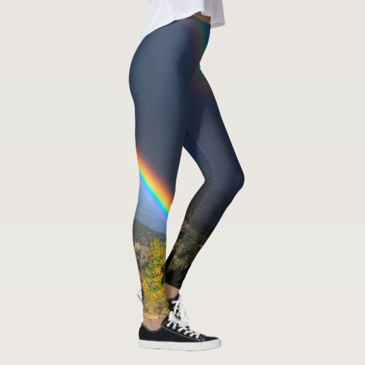 Rainbow Landscape Foto Leggings (Rechts)