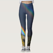 Rainbow Landscape Foto Leggings (Voorkant)
