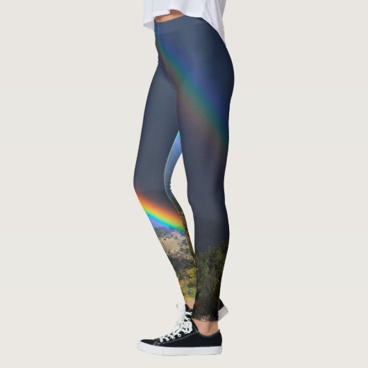 Rainbow Landscape Foto Leggings (Links)