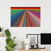 Rainbow Landscape Poster Print (Thuiskantoor)