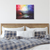 Rainbow Landscape Print (Insitu (Slaapkamer))