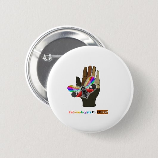 Rainbow Lanternfly Ronde Button 5,7 Cm (Voorkant /achterkant)