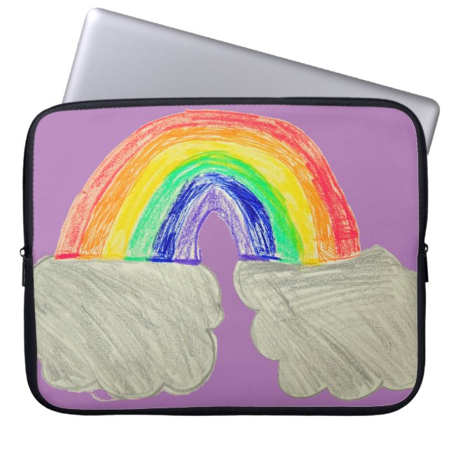 Rainbow-laptophoes Laptop Sleeve (Voorkant)