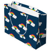 Rainbow Large Gift Bag Groot Cadeauzakje (Achterkant Gekanteld)