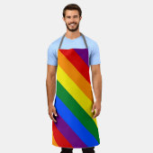 Rainbow Large Unisex Schort (Gedragen)