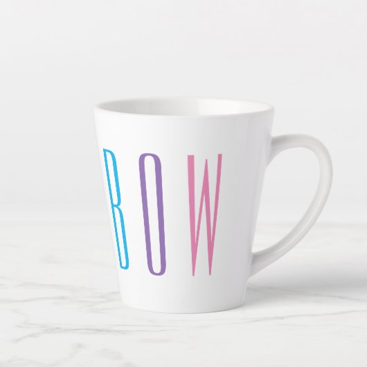 RAINBOW Latte Mok (Rechts)