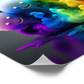 Rainbow Lava Lamp Creatures Poster (Hoek)