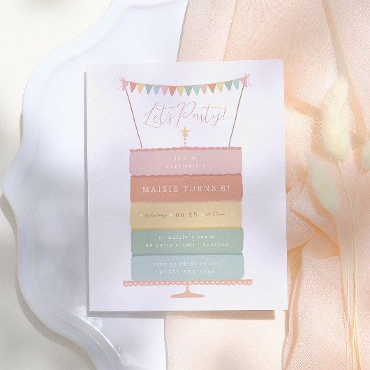 Rainbow Layer Cake Budget Verjaardagsfeest