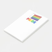 Rainbow Layer Cake Slice LGBT Gay Pride Post Post-it® Notes (Schuin)